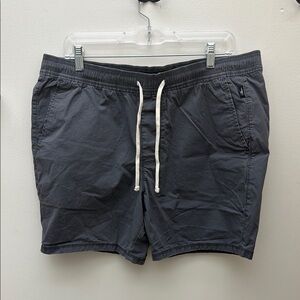 Hollister Charcoal Drawstring Shorts